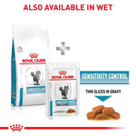 Load image into Gallery viewer, Royal Canin Sensitivity Control food packaging with text indicating availability in wet form.