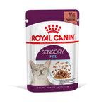 Load image into Gallery viewer, Royal Canin Sensory Feel cat food pouch on a white background