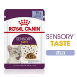 Load image into Gallery viewer, Royal Canin Sensory Taste jelly pouch for cats on a white background
