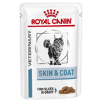 Load image into Gallery viewer, Royal Canin Veterinary Skin & Coat cat food pouch on a white background