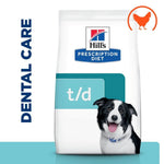 Load image into Gallery viewer, Hills Prescription Diet t/d dental care dog food package with a dog on the label.