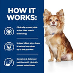 Load image into Gallery viewer, Dog with text on a blue background explaining product features