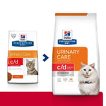 Load image into Gallery viewer, Two packages of Hills Prescription Diet Urinary Care cat food on a white background