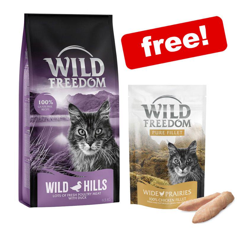 6.5kg Wild Freedom Dry Cat Food + 100g Wild Freedom Cat Snack Free! *