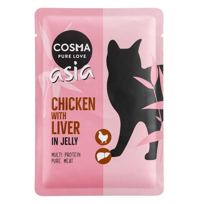 Cosma Asia in Jelly Pouches 6 x 100g
Chicken with Liver