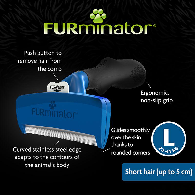FURminator deShedding Tool Short Hair L