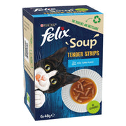 Felix Soup Tender Strips 6 x 48g