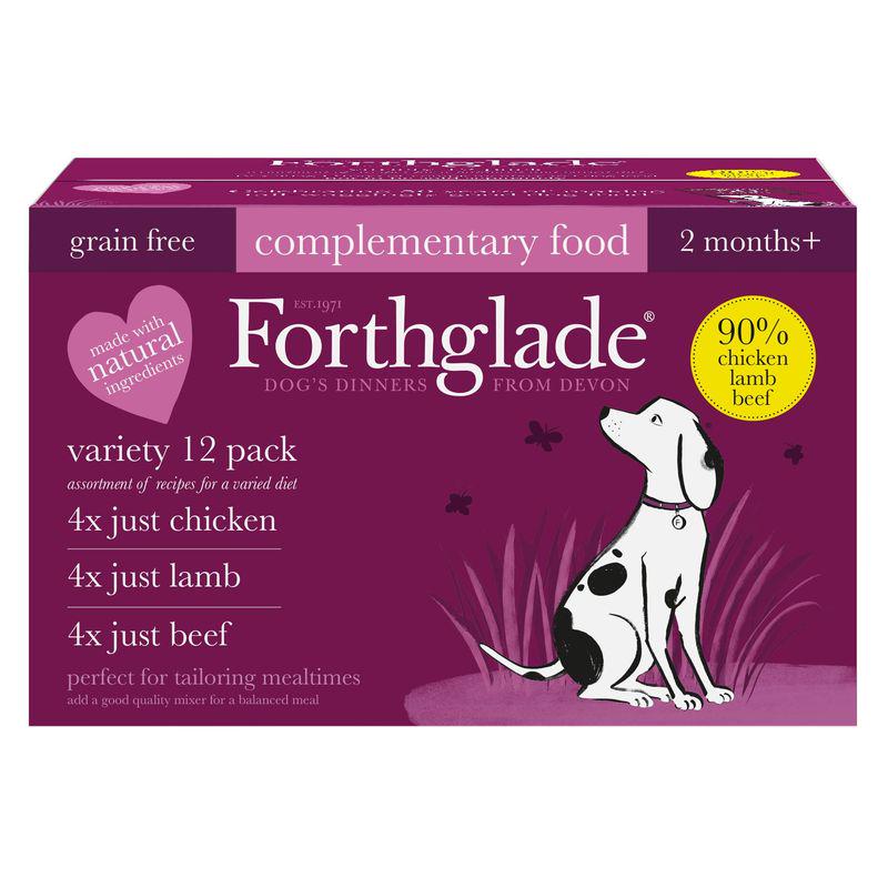 Forthglade Just 90% Grain-Free Dog - Mixed Pack