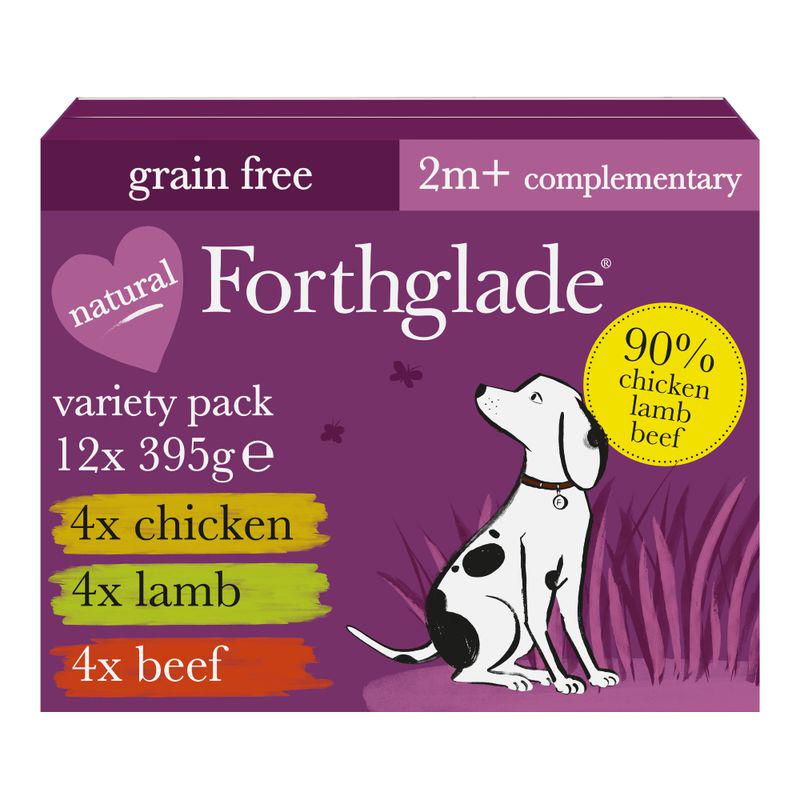 Forthglade Just 90% Grain-Free Dog - Mixed Pack