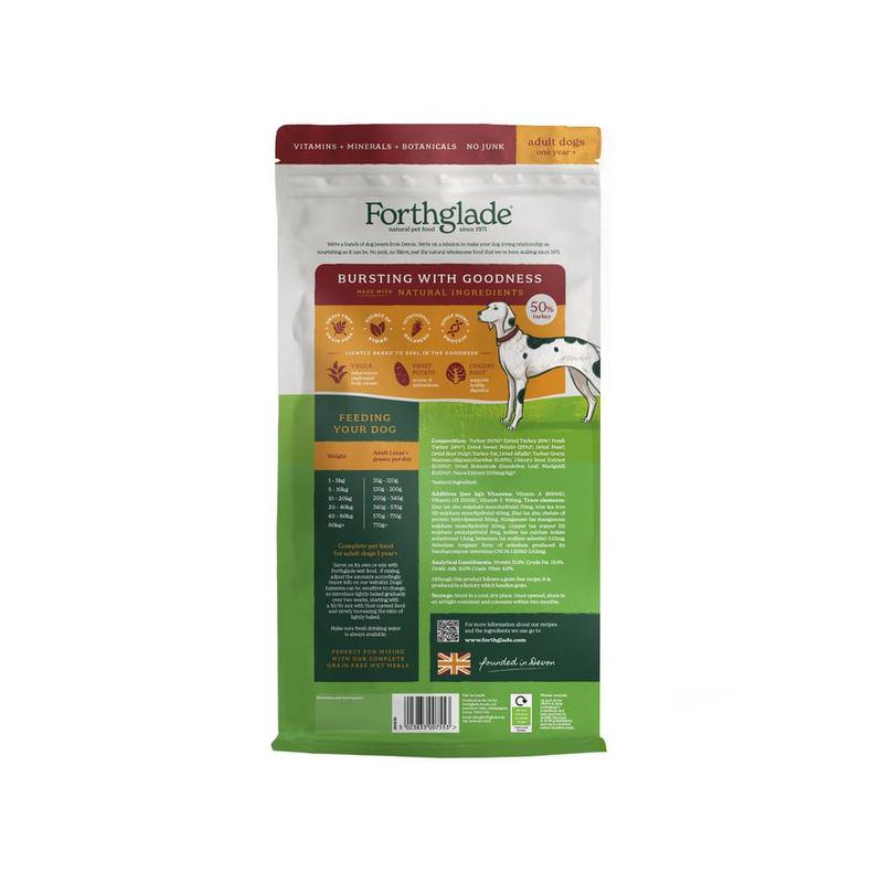 Forthglade Lightly Baked Natural Turkey with Sweet Potato