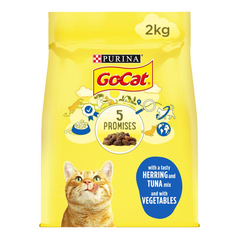 Go-Cat Adult Tuna, Herring and Vegetables