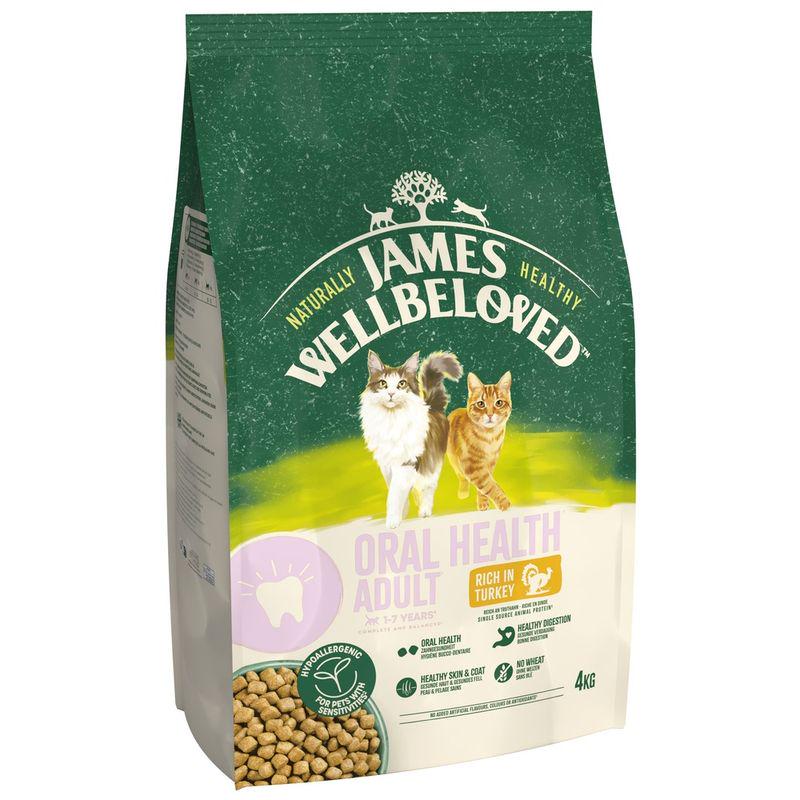 James Wellbeloved Adult Cat Oral Health Hypoallergenic Turkey and Rice