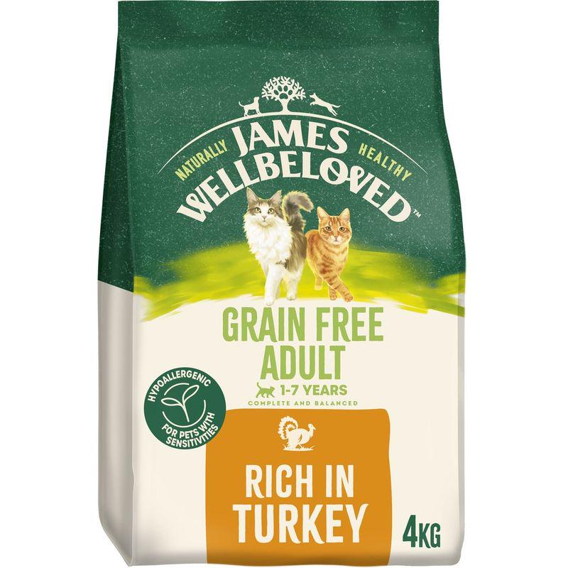 James Wellbeloved Grain Free Adult Cat Hypoallergenic Turkey
