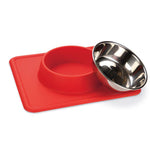 Load image into Gallery viewer, Karlie Stainless Steel Silicone Dex Dog Bowl
