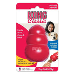 Load image into Gallery viewer, Kong Classic dog toy packaging with a red toy and text on a white background
