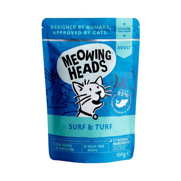 Meowing Heads Surf and Turf