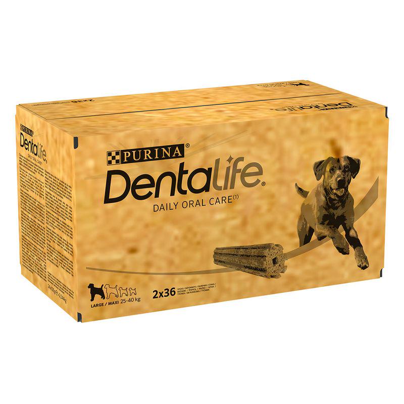 PURINA Dentalife Daily Dental Care Snacks for Large Breed Dogs (25-40kg)