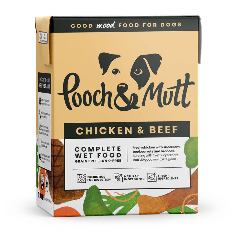 Pooch and Mutt Wet Dog Food - Chicken and Beef