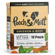 Pooch and Mutt Wet Dog Food - Chicken and Beef