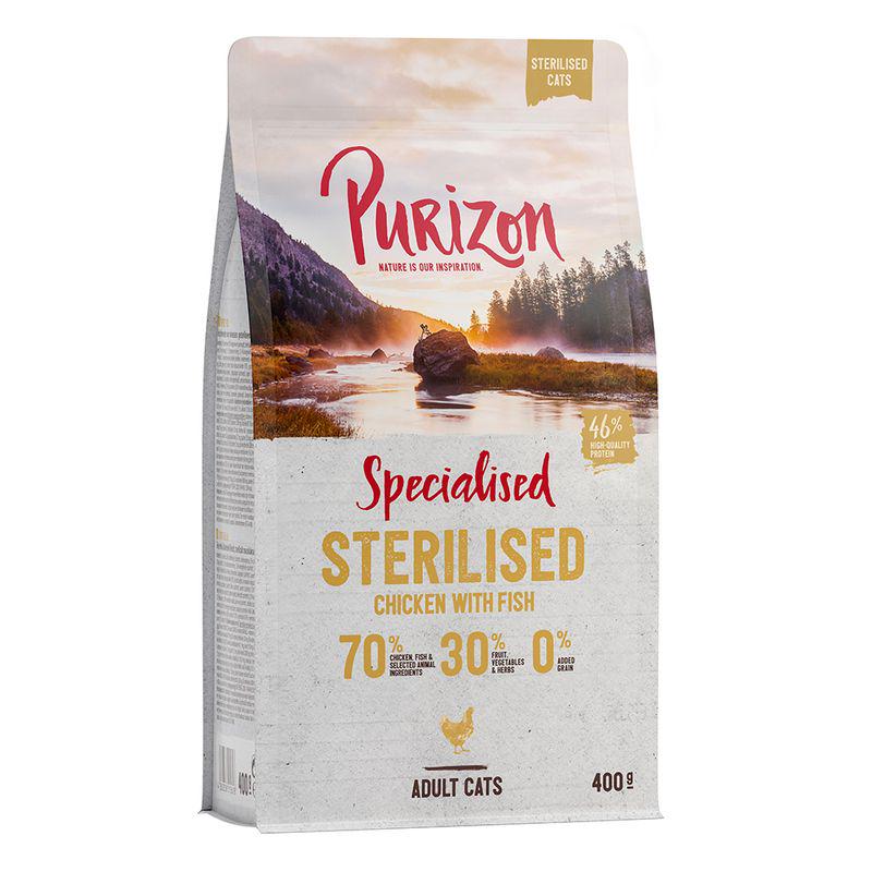 Purizon Adult Sterilised Grain-Free Chicken and Fish