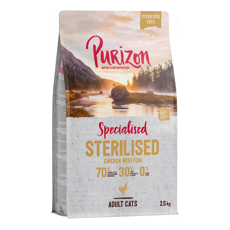 Purizon Adult Sterilised Grain-Free Chicken and Fish