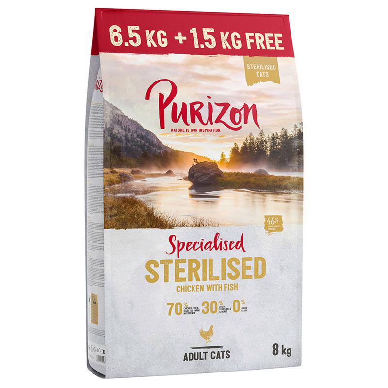 Purizon Adult Sterilised Grain-Free Chicken and Fish