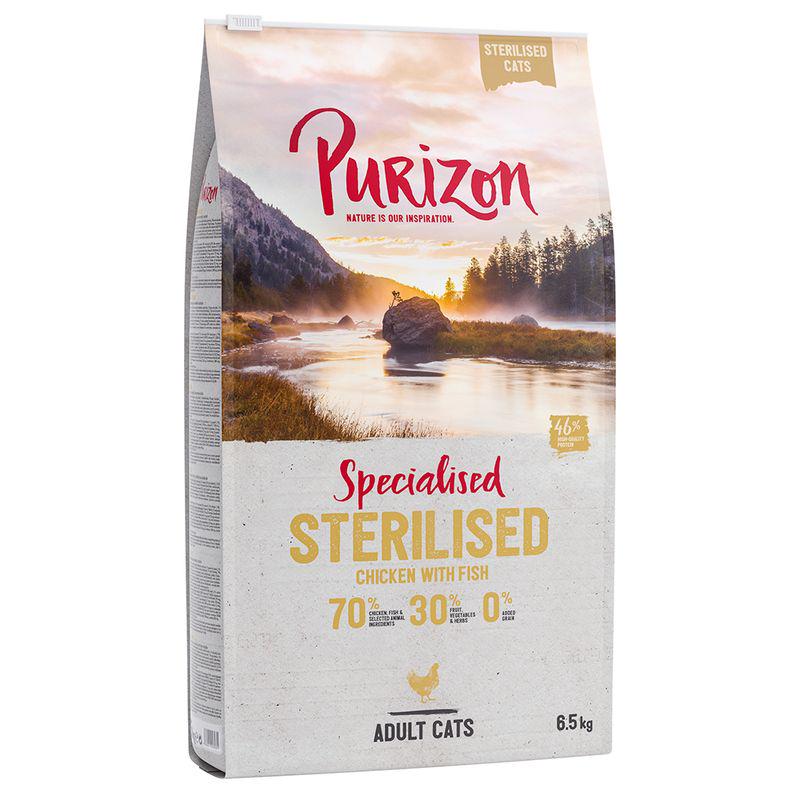 Purizon Adult Sterilised Grain-Free Chicken and Fish