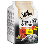Load image into Gallery viewer, Sheba Fresh and Fine in Gravy Mini Pouches 300g
