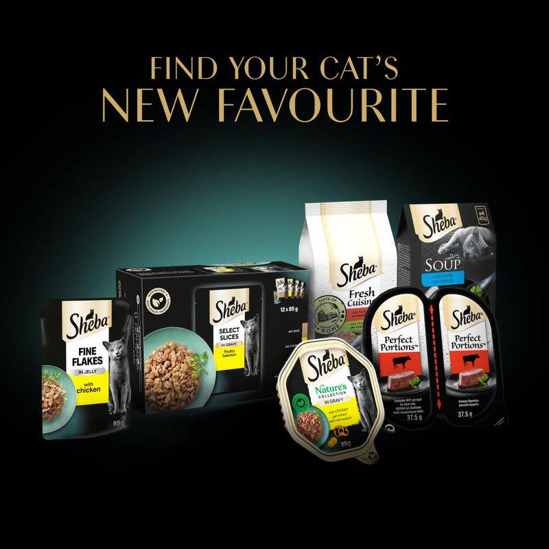 Sheba Pouches Select Slices 12 x 85g
Find your cats new favourite