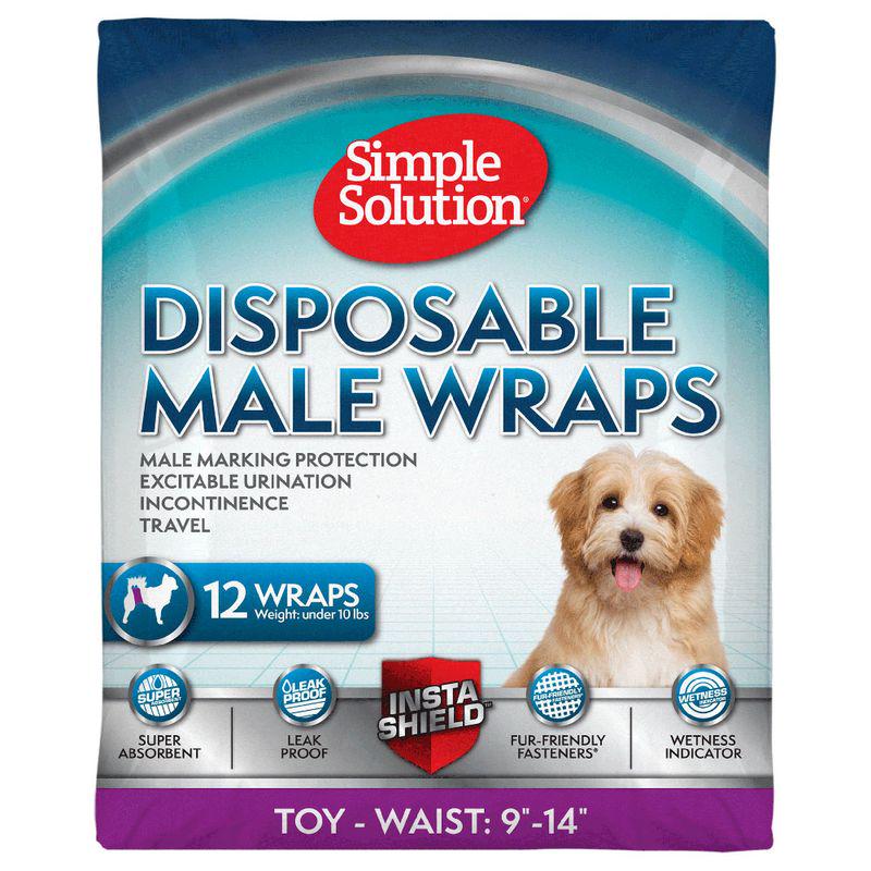 Simple Solution Disposable Diaper for Male Dogs