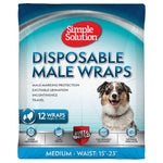 Load image into Gallery viewer, Simple Solution Disposable Diaper for Male Dogs
