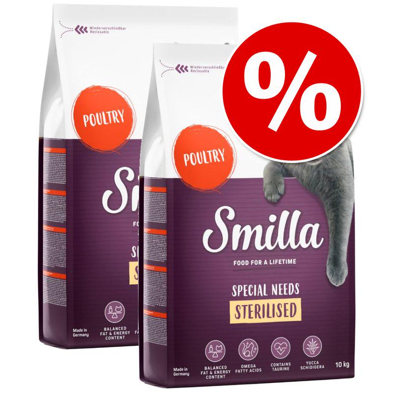Smilla Dry Cat Food Economy Packs 2 x 10kg