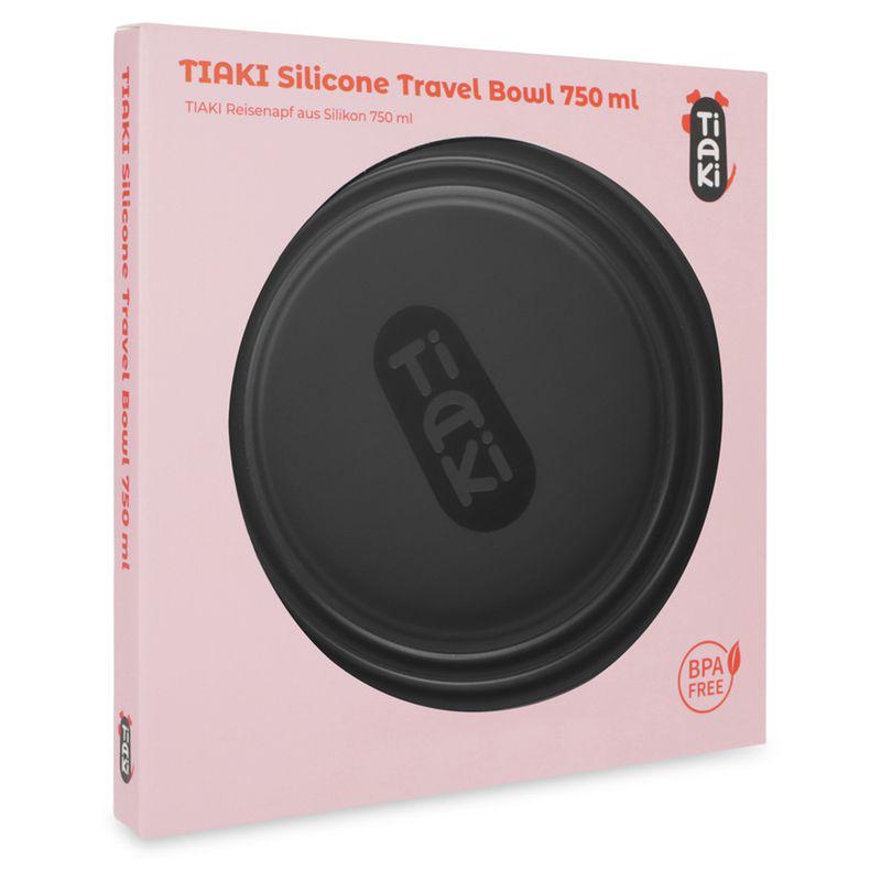 TIAKI Black Silicone Travel Bowl