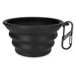 Load image into Gallery viewer, TIAKI Black Silicone Travel Bowl
