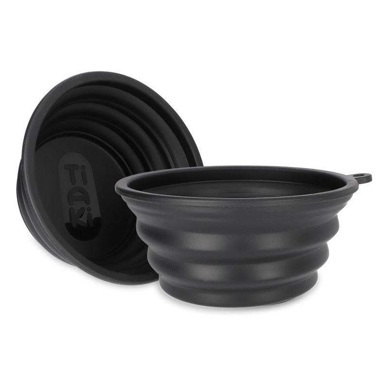 TIAKI Black Silicone Travel Bowl