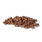 Load image into Gallery viewer, Pile of brown dog treats shaped like bones on a white background
