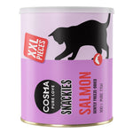 Load image into Gallery viewer, Cosma Snackies Salmon cat food can on a white background
