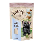 Load image into Gallery viewer, Feringa Milky Bites packaging for kittens with a black cat illustration on a white background
