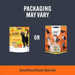 Load image into Gallery viewer, Two Hilife cat treat packages on a dark blue background with text indicating packaging variation.
