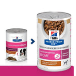 Load image into Gallery viewer, Two cans of Hill&#39;s Prescription Diet Gastrointestinal Biome dog food on a white background.
