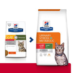 Load image into Gallery viewer, Two packages of Hills Prescription Diet c/d cat food on a white background

