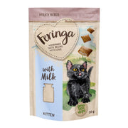 Feringa Milky Bites for kittens packaging with a black kitten illustration on a white background