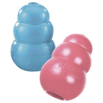 Load image into Gallery viewer, Two KONG dog toys, one blue and one pink, on a white background
