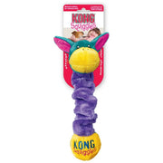 KONG Squiggles dog toy with colorful design on a white background