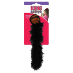 Load image into Gallery viewer, Black dog toy with a purple and white packaging featuring KONG branding.
