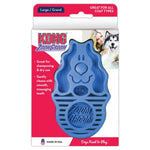 Load image into Gallery viewer, KONG ZoomGroom dog grooming tool packaging with a blue tool on a white background
