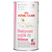 Royal Canin Babycat milk can on a white background