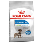 Load image into Gallery viewer, Royal Canin Light Weight Care X-Small dog food packaging on a white background

