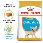 Load image into Gallery viewer, Royal Canin Chihuahua puppy food bag with key features highlighted

