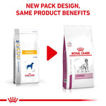 Load image into Gallery viewer, Two packages of Royal Canin Veterinary Diet Cardiac on a white background with text about new packaging design.
